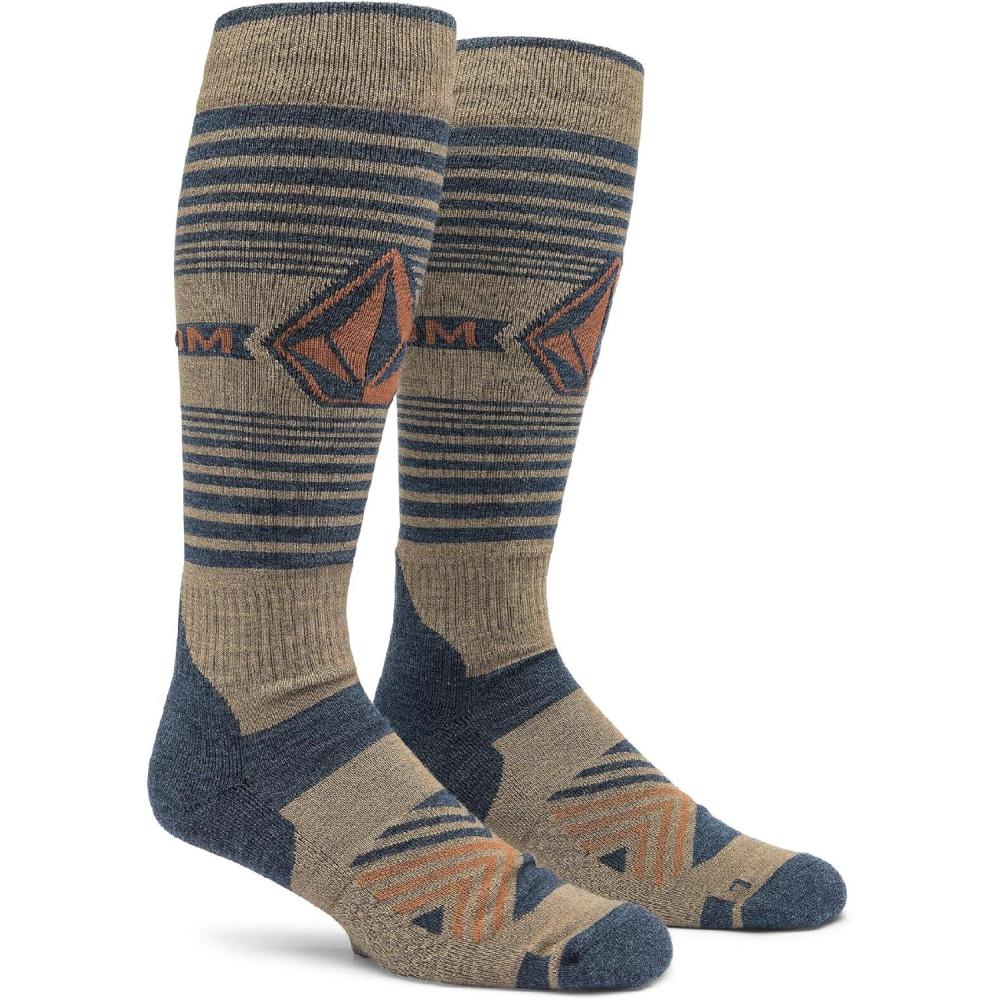 image:imageVolcom mens Synth Medium Weight Snowboard SockChestnut Brown S5