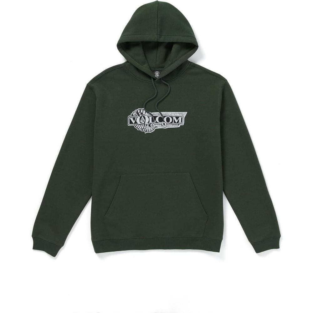image:imageVolcom mens Volstoned Hoodie Fleece SweatshirtDark Forest