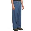 Volcom Mens Billow Loose Fit Baggy Denim Jeans – Relaxed Vintage Style, Soft Cotton Denim, Wide Leg(Bold Blue)