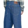 Volcom Mens Billow Loose Fit Baggy Denim Jeans – Relaxed Vintage Style, Soft Cotton Denim, Wide Leg(Bold Blue Wash)