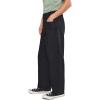 Volcom Mens Billow Loose Fit Baggy Denim Jeans – Relaxed Vintage Style, Soft Cotton Denim, Wide Leg(New Black)