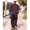 Volcom Mens Billow Loose Fit Baggy Denim Jeans – Relaxed Vintage Style, Soft Cotton Denim, Wide Leg(Onyx)