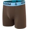 Volcom Mens Boxer Briefs 3 Pack Poly Spandex Performance FLY-LESS Support Boxer Briefs Underwear(Black/Camouflage/Brown)