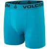 Volcom Mens Boxer Briefs 3 Pack Poly Spandex Performance FLY-LESS Support Boxer Briefs Underwear(Dark Turquoise/Heather Grey/Teal)