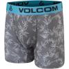 Volcom Mens Boxer Briefs 3 Pack Poly Spandex Performance FLY-LESS Support Boxer Briefs Underwear(Dark Turquoise/Heather Grey/Teal)