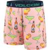 Volcom Mens Boxer Briefs 3 Pack Poly Spandex Performance FLY-LESS Support Boxer Briefs Underwear(Leaves/Cocktails/Black)