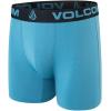 Volcom Mens Boxer Briefs 3 Pack Poly Spandex Performance FLY-LESS Support Boxer Briefs Underwear(Multicolored/Muted Blue/Bright Teal)