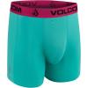 Volcom Mens Boxer Briefs 4 Pack Poly Spandex Performance Boxer Briefs Underwear(Black/Dark Navy/Turquoise/Charcoal)