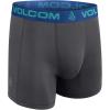 Volcom Mens Boxer Briefs 4 Pack Poly Spandex Performance Boxer Briefs Underwear(Blue/Black/Red/Charcoal)