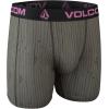 Volcom Mens Boxer Briefs 4 Pack Poly Spandex Performance Boxer Briefs Underwear(Grey/Black/Ocean Blue/Navy)