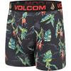 Volcom Mens Boxer Briefs 5 Pack Poly Spandex Performance Boxer Briefs Underwear(Black/Green/Black/Hunter/Black)