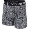 Volcom Mens Boxer Briefs 5 Pack Poly Spandex Performance Boxer Briefs Underwear(Black/Grey/Black-white/Black/Grey)