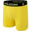 Volcom Mens Boxer Briefs 5 Pack Poly Spandex Performance Boxer Briefs Underwear(Black/Grey/Yellow/Blue/Black)