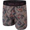 Volcom Mens Boxer Briefs 5 Pack Poly Spandex Performance Boxer Briefs Underwear(Brown/Grey/Hunter Green/Baby Blue/Black)