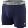 Volcom Mens Boxer Briefs 5 Pack Poly Spandex Performance Boxer Briefs Underwear(Purple/Black/Grey/Navy/Light Blue)
