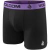 Volcom Mens Boxer Briefs 5 Pack Poly Spandex Performance Boxer Briefs Underwear(Purple/Black/Grey/Navy/Light Blue)