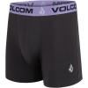 Volcom Mens Boxer Briefs 5 Pack Poly Spandex Performance Boxer Briefs Underwear(Purple/Black/Navy/Black/Blue)