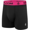 Volcom Mens Boxer Briefs 5 Pack Poly Spandex Performance Boxer Briefs Underwear(Purple/Black/Navy/Charcoal/Black)