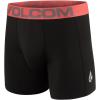 Volcom Mens Boxer Briefs Poly Spandex Performance Boxer Briefs Underwear with Comfort Flex Side Panel- Sleek Modern Look(Navy/Cyan/Coral/Black)