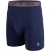 Volcom Mens Boxer Briefs Poly Spandex Performance Boxer Briefs Underwear(Navy/Navy/Black/Blue)