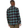 Volcom Mens Caden Plaid Long Sleeve Flannel Shirt – Classic Fit, Button-Front, Soft Brushed Cotton(Black Black)