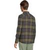 Volcom Mens Caden Plaid Long Sleeve Flannel Shirt – Classic Fit, Button-Front, Soft Brushed Cotton(Dark Olive Green)