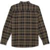 Volcom Mens Caden Plaid Long Sleeve Flannel Shirt – Classic Fit, Button-Front, Soft Brushed Cotton(Squadron Green)