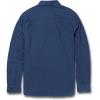 Volcom Mens Caden Solid Long Sleeve Button Down Shirt(Smokey Blue)