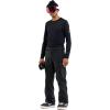 Volcom Men’s Frickin Relaxed Fit Chino Snowboard Ski Pant(Black Out)