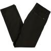Volcom Mens Frickin Tech Chino Pants – Modern Fit, Quick-Dry, Moisture-Wicking, Zip Fly with Button Closure(Black)