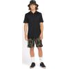 Volcom Men’s Hazard Performance Short Sleeve Lightweight Golf Polo(Black)