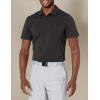 Volcom Men’s Hazard Performance Short Sleeve Lightweight Golf Polo(Black Out)
