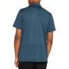 Volcom Men’s Hazard Performance Short Sleeve Lightweight Golf Polo(Cruzer Blue)
