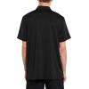 Volcom Men’s Hazard Performance Short Sleeve Lightweight Golf Polo(Hazard Black)