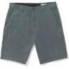 Volcom Mens Modern Fit 21″ Chino Short(Dark Slate)