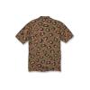 Volcom Mens Party Animals Short Sleeve Printed ShirtButton Down Shirt(Military)
