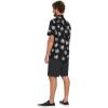 Volcom Men’s Regular Lazy Dazy Short Sleeve Classic Fit Button Down Shirt(Black)