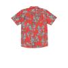 Volcom Mens Regular Marble Floral Short Sleeve Button Down Hawaiian Shirt(Bamboozeled Flash Red)