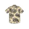 Volcom Mens Regular Marble Floral Short Sleeve Button Down Hawaiian Shirt(Dawn Yellow)