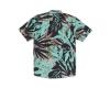 Volcom Mens Regular Marble Floral Short Sleeve Button Down Hawaiian Shirt(Dusty Aqua)