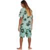 Volcom Mens Regular Marble Floral Short Sleeve Button Down Hawaiian Shirt(Ice)