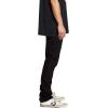 Volcom Mens Slim Fit Stretch Denim Jeans – Skinny Leg, Flexible Comfort, Classic 5-Pocket Style(Black Blackout)