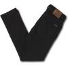 Volcom Mens Slim Fit Stretch Denim Jeans – Skinny Leg, Flexible Comfort, Classic 5-Pocket Style(Black Blackout)