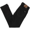 Volcom Mens Slim Fit Stretch Denim Jeans – Skinny Leg, Flexible Comfort, Classic 5-Pocket Style(Black Out)