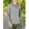 Volcom Men’s Standard Rally Hooded Long Sleeve 50+ UPF Loose Fit Rashguard(Heather Grey 1)