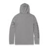 Volcom Men’s Standard Rally Hooded Long Sleeve 50+ UPF Loose Fit Rashguard(Heather Grey)