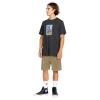 Volcom Men’s Stone Faded Hybrid Quick Dry Shorts(Dark Khaki)