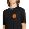 Volcom Mens Stone Tech Short Sleeve Quick Drying Tee(Black Get Out)