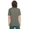 Volcom Mens Stone Tech Short Sleeve Quick Drying Tee(Charcoal Heather Circle)