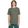 Volcom Mens Stone Tech Short Sleeve Quick Drying Tee(Charcoal Heather Circle)